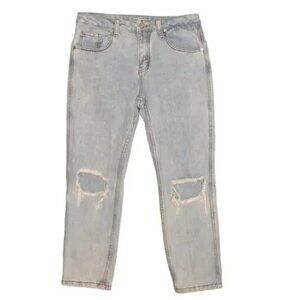 UNIF Ripped Knees Jean in Light Wash / Size 25